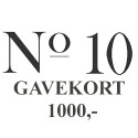 No-10 Gavekort 1.000,-